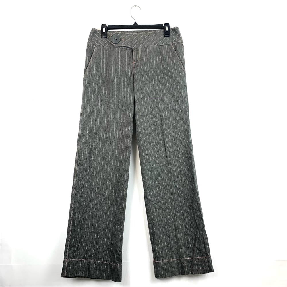 free people pinstripe wide leg pants 4